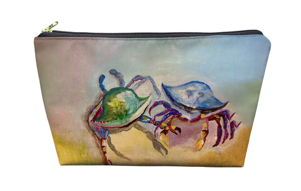 Betsy's Two Crabs Pouch 8.5x6