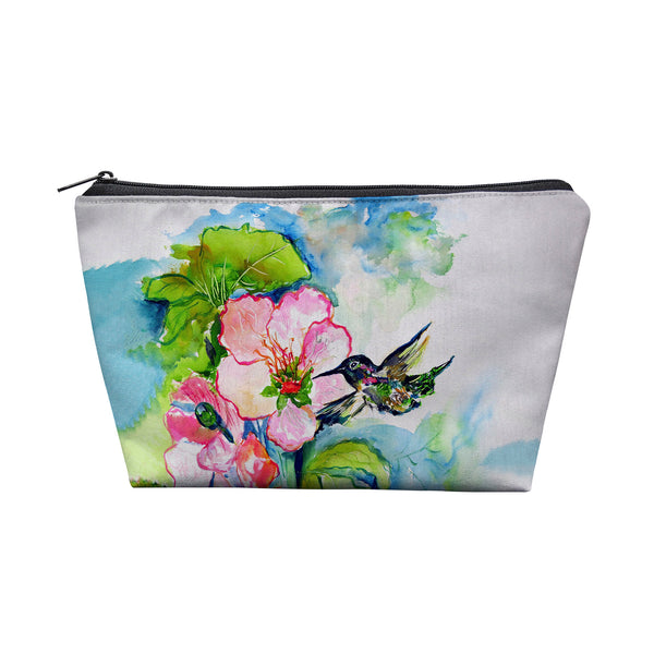 Hummingbird & Hibiscus Pouch 8.5x6