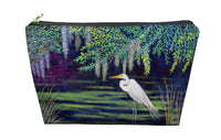 Egret Lagoon Pouch 8.5x6