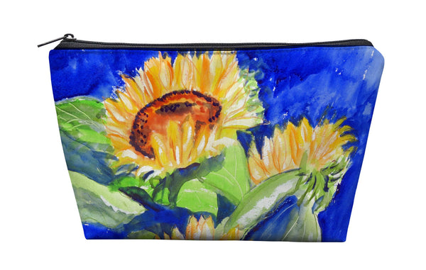 Gold Rising SunFlower  Pouch 8.5x6