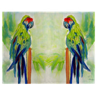 Green Parrot Place Mat Set of 4