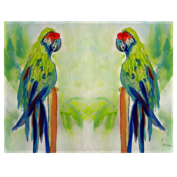 Green Parrot Place Mat Set of 4