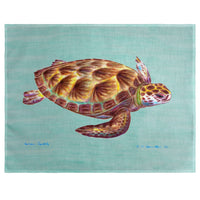 Green Sea Turtle - Teal Place Mat Set of 4