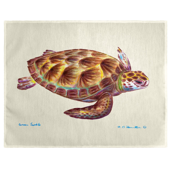 Green Sea Turtle Place Mat Set of 4