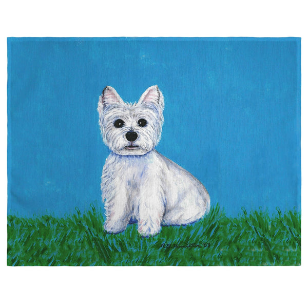 Westie Dog Place Mat Set of 4