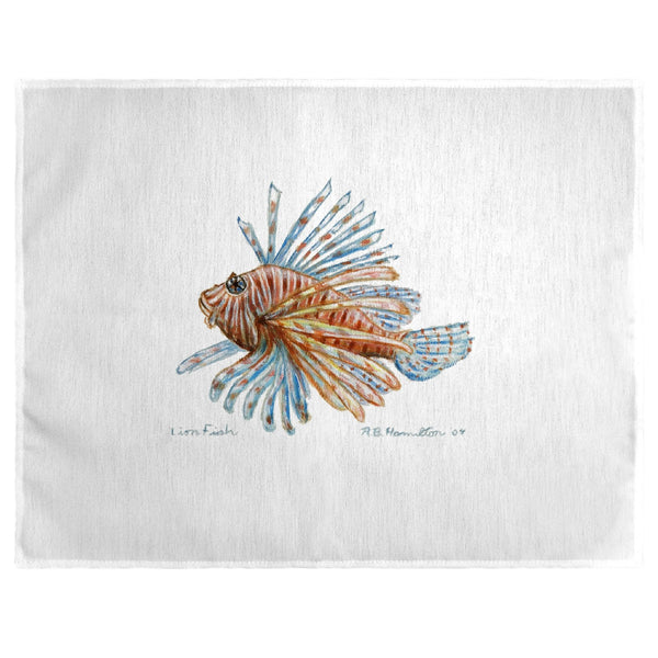 Lion Fish Guest Towel Place Mat Set of 4