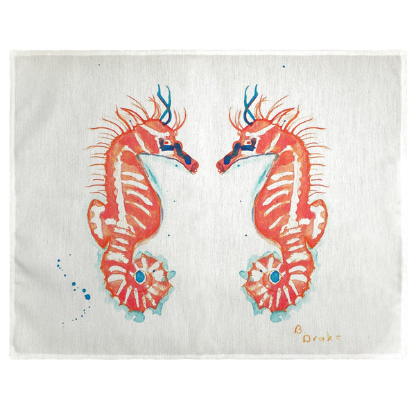 Coral Sea Horses Place Mat Set of 4