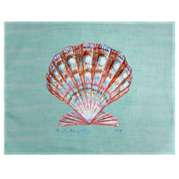 Scallop Shell - Teal Place Mat Set of 4