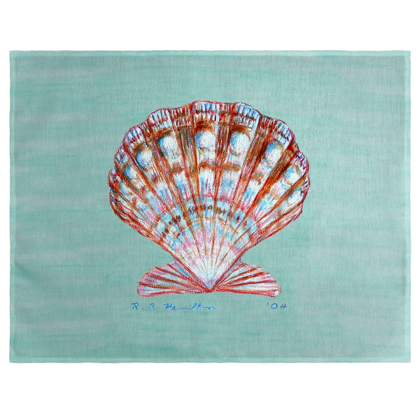 Scallop Shell - Teal Place Mat Set of 4