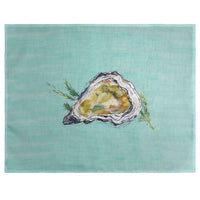 Oyster Shell - Teal Place Mat Set of 4