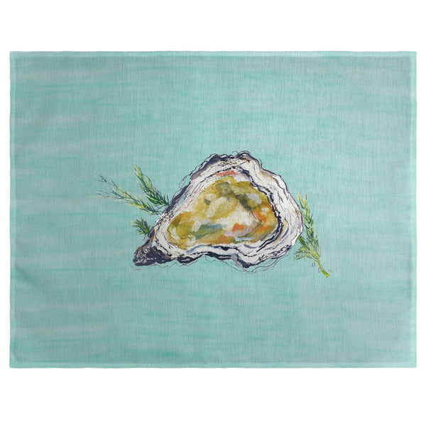 Oyster Shell - Teal Place Mat Set of 4