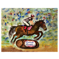 Kentucky Bourbon Horse Place Mat Set of 4