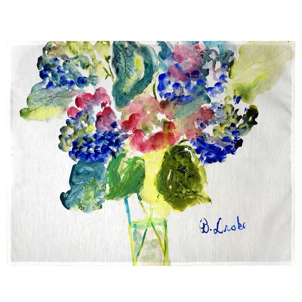 Vase of Hydrangeas Place Mat Set of 4