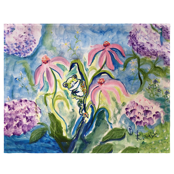 Frog & Pink Flowers Place Mat Set of 4