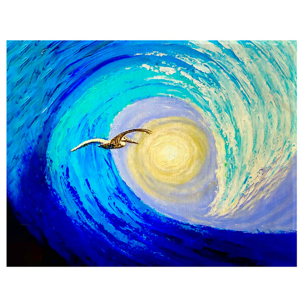 Palette Wave and Pelican Place Mat Set of 4