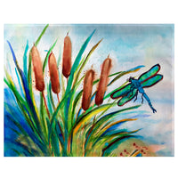 Dragonfly and Cattails Place Mat Set of 4