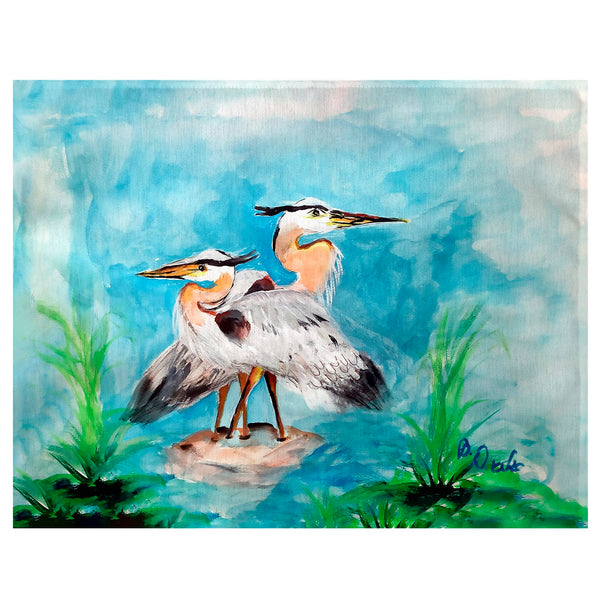 Mr and Mrs Blue Heron Place Mat Set of 4