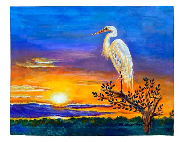 Egret Sunset II Place Mat Set of 4