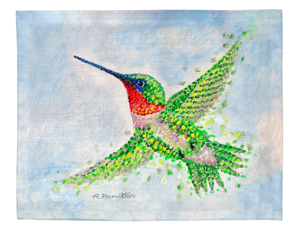 Hummingbird Flight Place Mat Set of 4