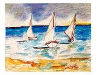 Three Sailboats Place Mat Set of 4