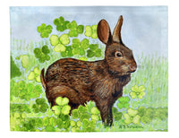 Rabbit and Shamrocks Place Mat Set of 4