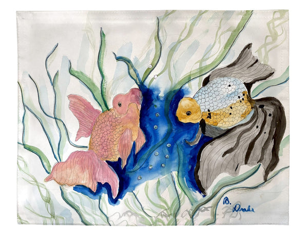 Two Fantail Fish Place Mat Set of 4