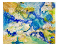 Abstract Hydrangea Place Mat Set of 4