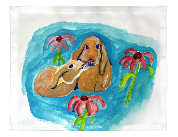 Two Rabbits Place Mat Set of 4