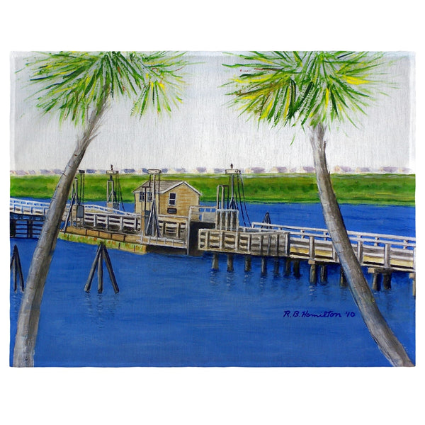 Sunset Beach, NC Bridge Place Mat Set of 4