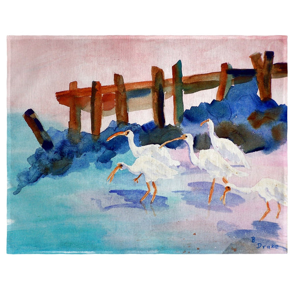 White Ibises Place Mat Set of 4
