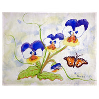 Pansies Place Mat Set of 4