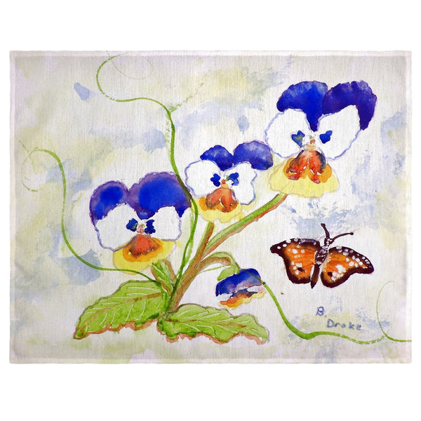Pansies Place Mat Set of 4
