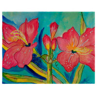 Pink Amaryllis Place Mat Set of 4