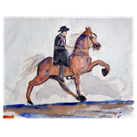 Brown Walking Horse Place Mat Set of 4