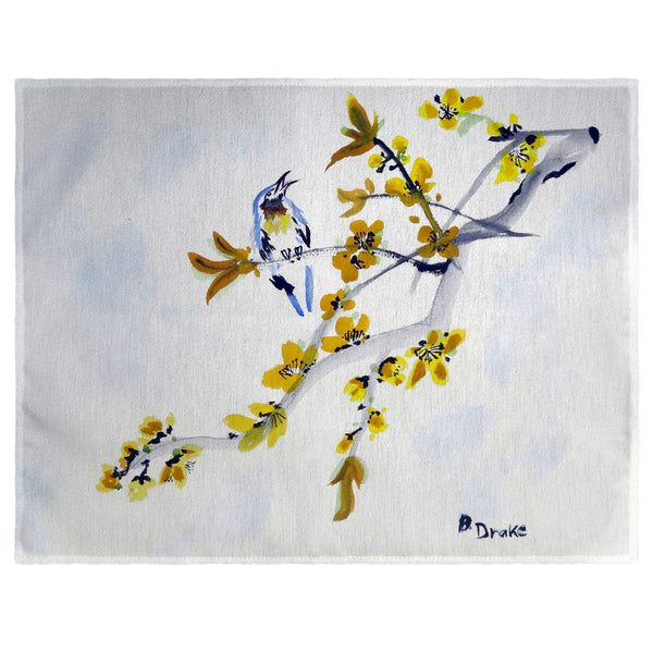 Bird & Forsythia Place Mat Set of 4
