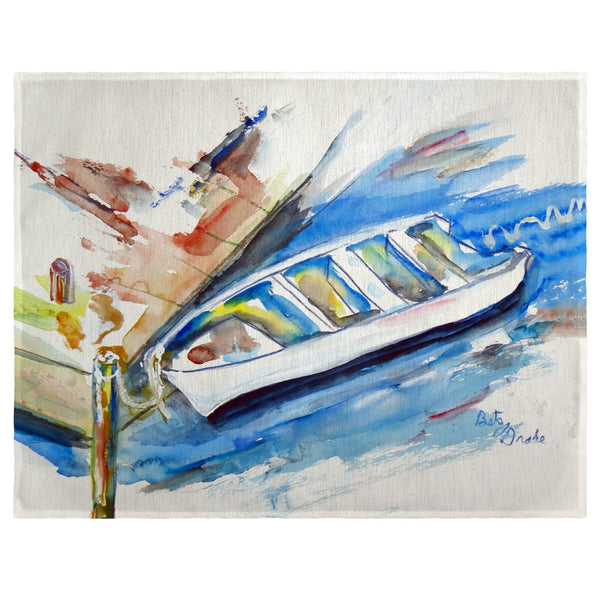 Rowboat at Dock Place Mat Set of 4