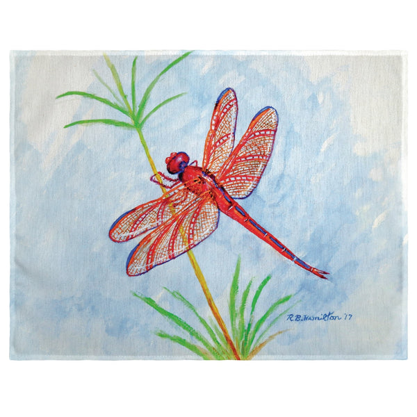 Red DragonFly  Place Mat Set of 4