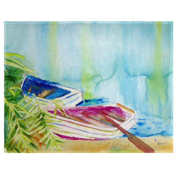 Watercolor Rowboats  Place Mat Set of 4
