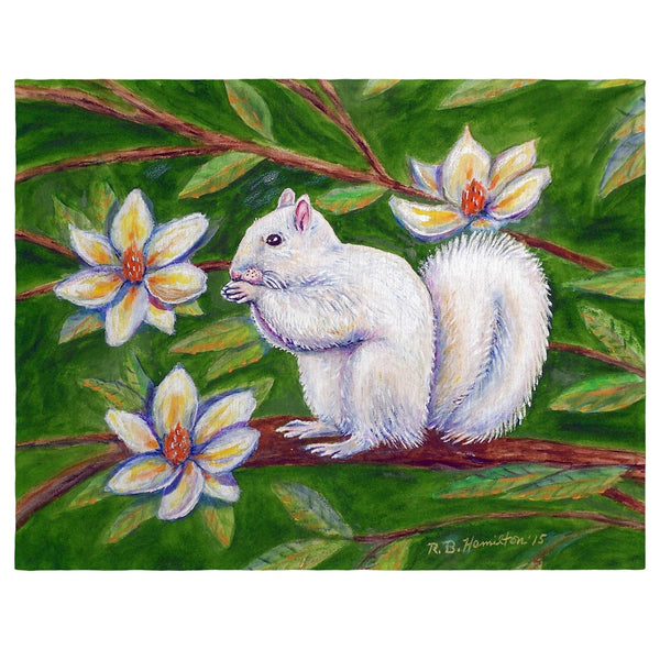 White Squirrel Place Mat Set of 4