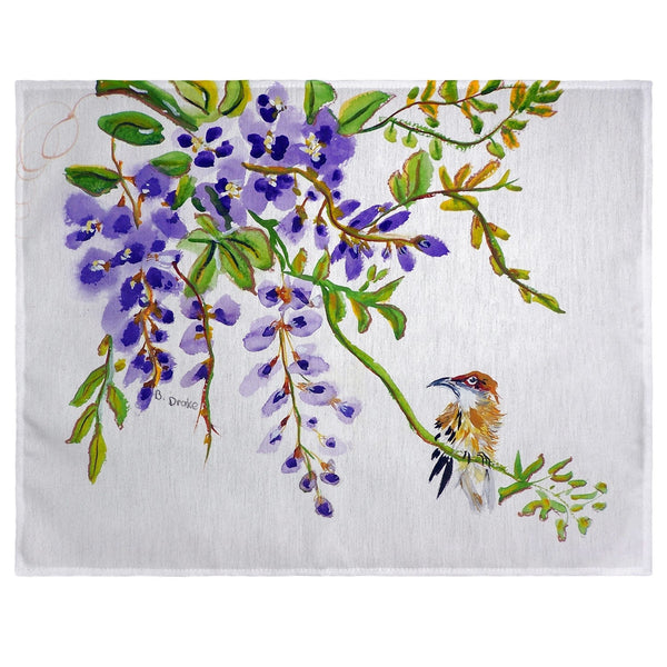 Wisteria & Bird Place Mat Set of 4