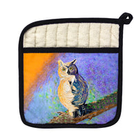 Owl Looking Back Pot Holder