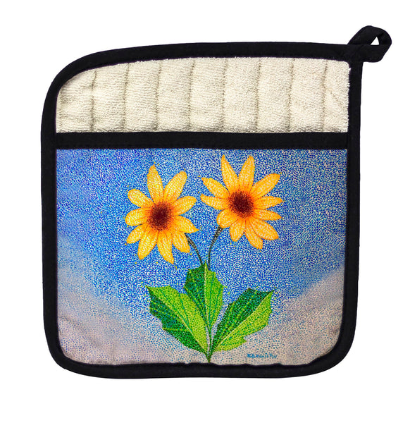 Dune Sunflowers Pot Holder