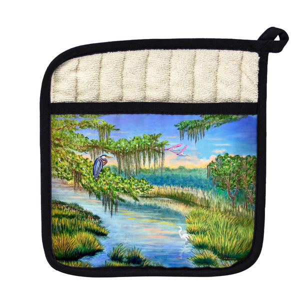 Marsh Life Pot Holder