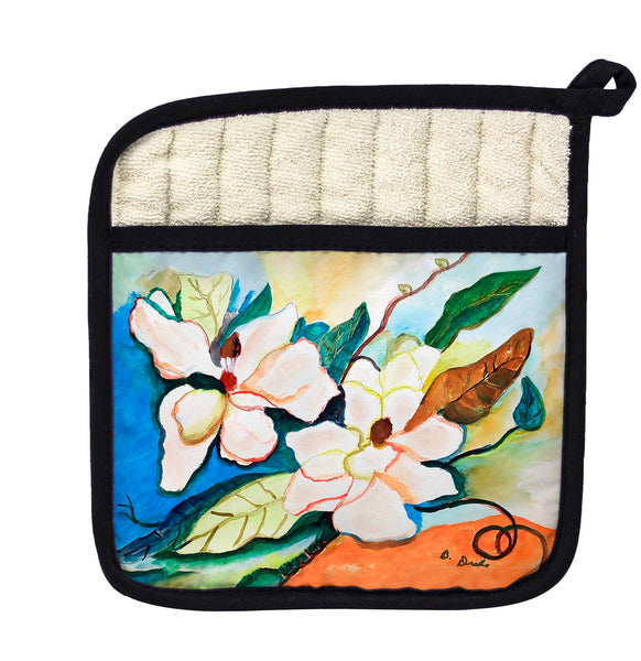 Two Magnolias Pot Holder