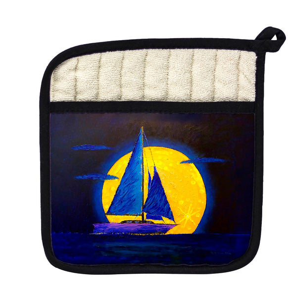 Moonrise Sail II Pot Holder