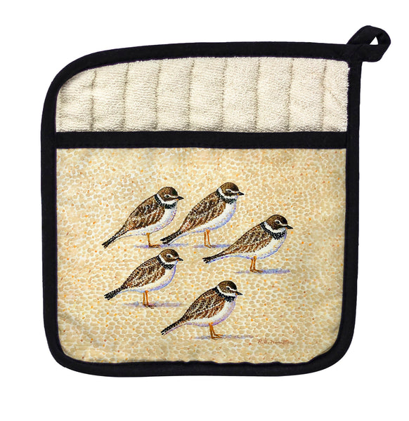 Five Sandpipers Pot Holder