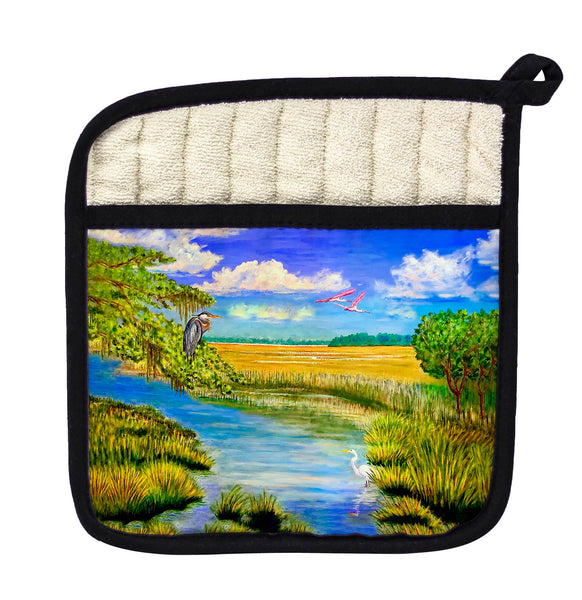 Marsh Life II Pot Holder