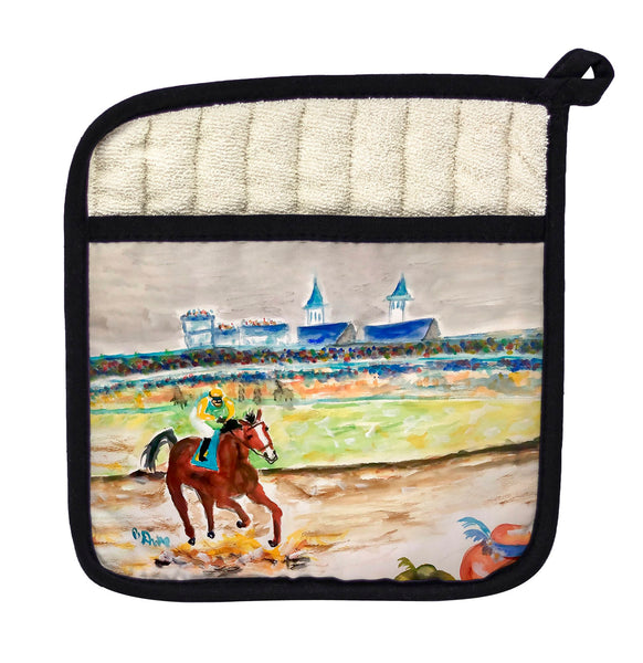 Horse Winning Pot Holder
