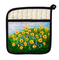 Many Sunflowers Pot Holder