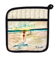 Surfer Girl II Pot Holder